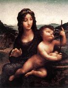 LEONARDO da Vinci Madonna of the Yarnwinder painting
